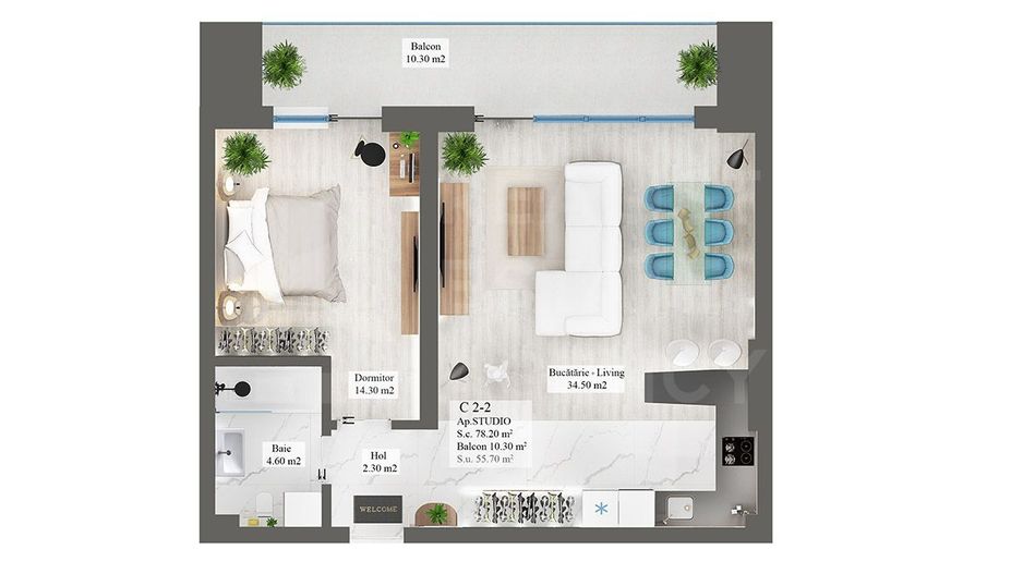Studio Premium, Nobel Art Apartments, București - Poză 15