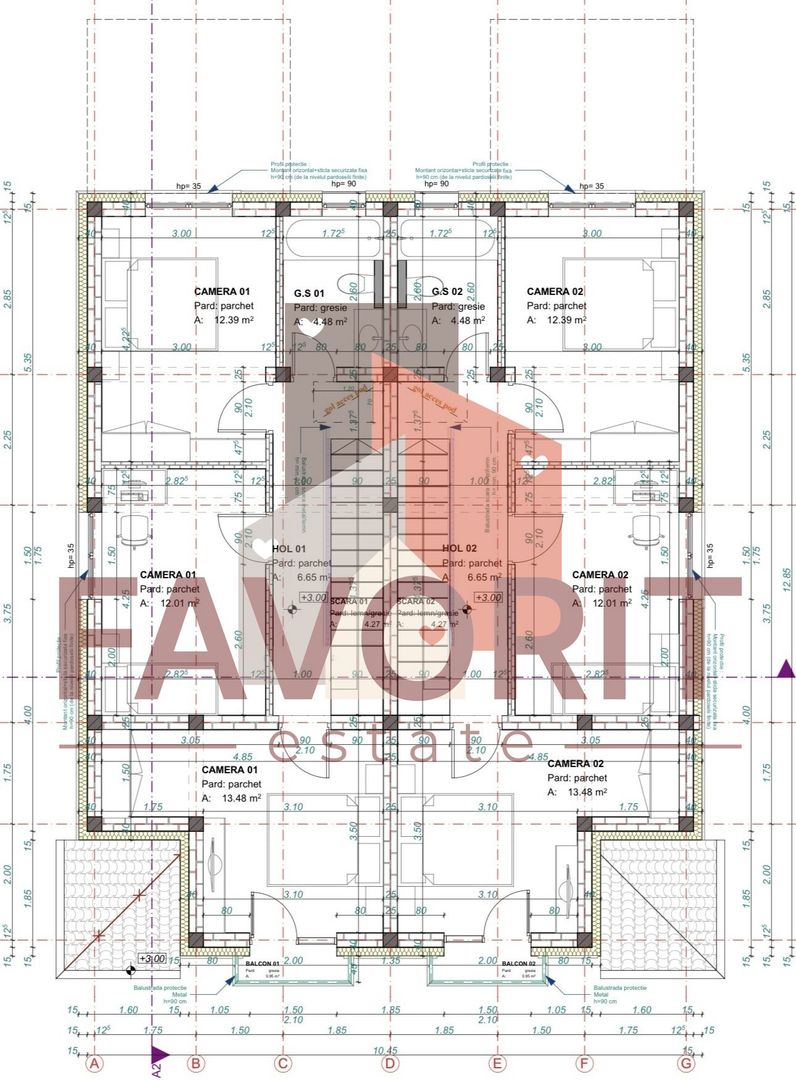 Duplex de Vanzare in Mosnita Noua. Toate utilitatile. Finisaje la alegere - Schiță 11