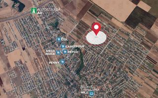 Teren 500 mp, Comuna Berceni, deschidere 18.30 ml - Poză 2