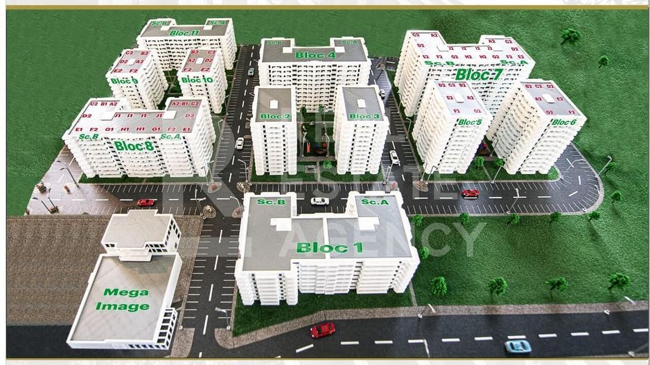 Apartament cu 2 camere, de tip A2 - Royal Town Copou - Poză 2