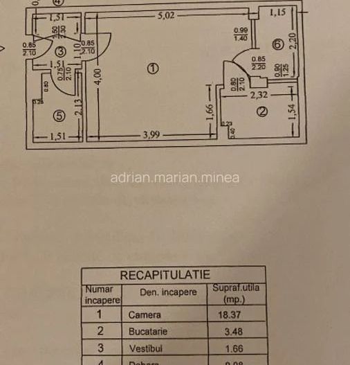 Garsoniera zona Policlinica TItan - Parc Titanel - Poză 6