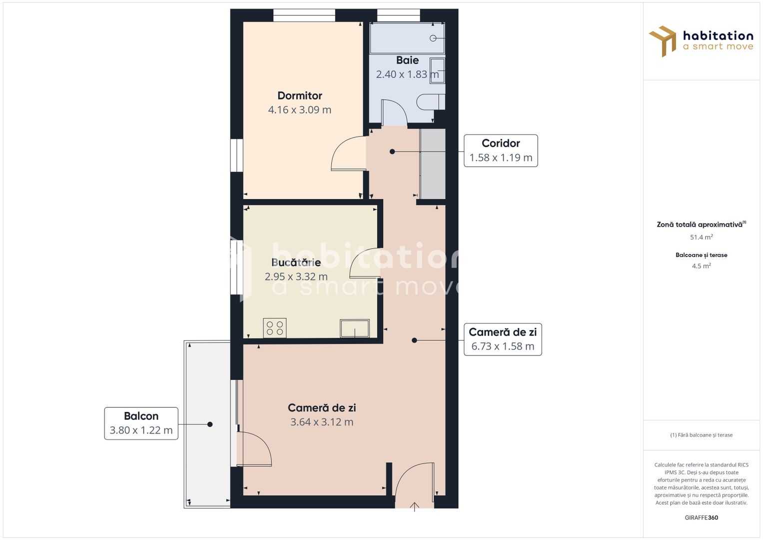 Apartament luminos cu 2 camere și terasă, gata de mutat, zona Aradului - Poză 20