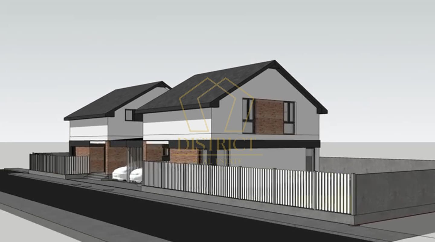 Duplex cu 4 camere, despărțit prin camera tehnica  | Mosnita Veche - Poză 3