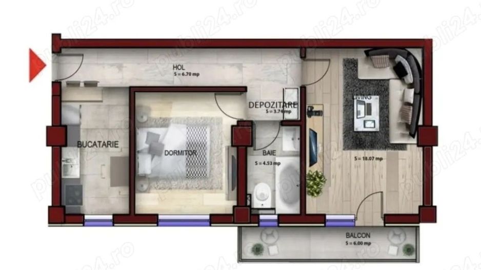 De vanzare ap 2 camere + parcare, bloc nou, Salaj/Kaufland Ferentari - Poză 10
