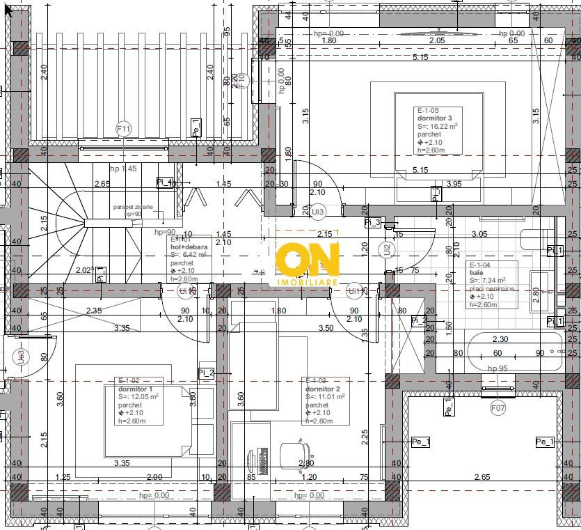 Casa tip insiruit, 4 camere, finisaje la cheie, Micesti - Schiță 17