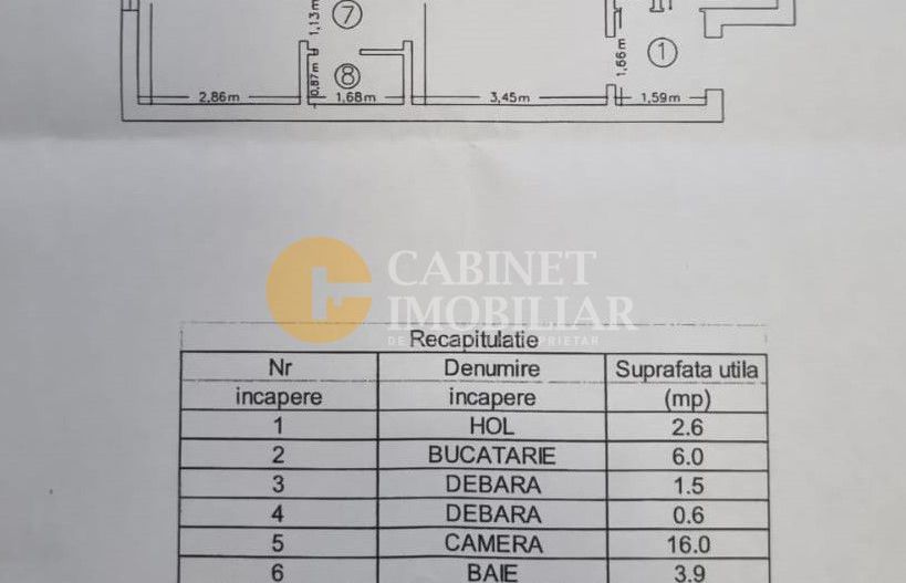 Podu Ros/Cantemir - Bloc Fara Risc - 2 Camere modelul mare cu 3 debarale - Poză 6