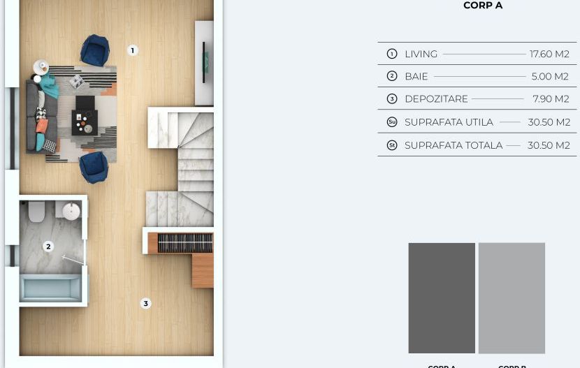 VILA TIP DUPLEX | COMPLEX REZIDENTIAL OTOPENI - Schiță 8