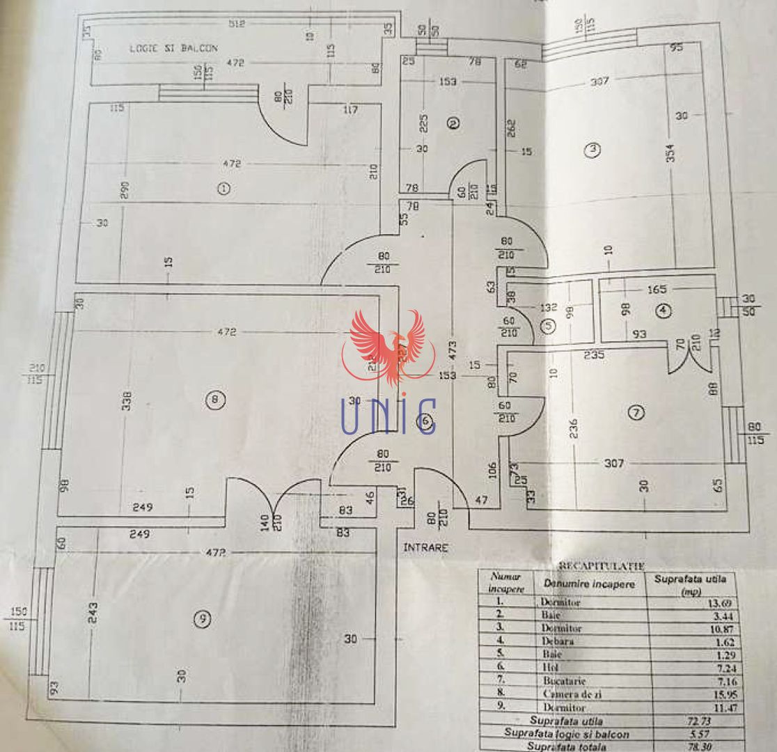 Apartament 4 camere Calea Bucuresti Et 2/4 - Schiță 8