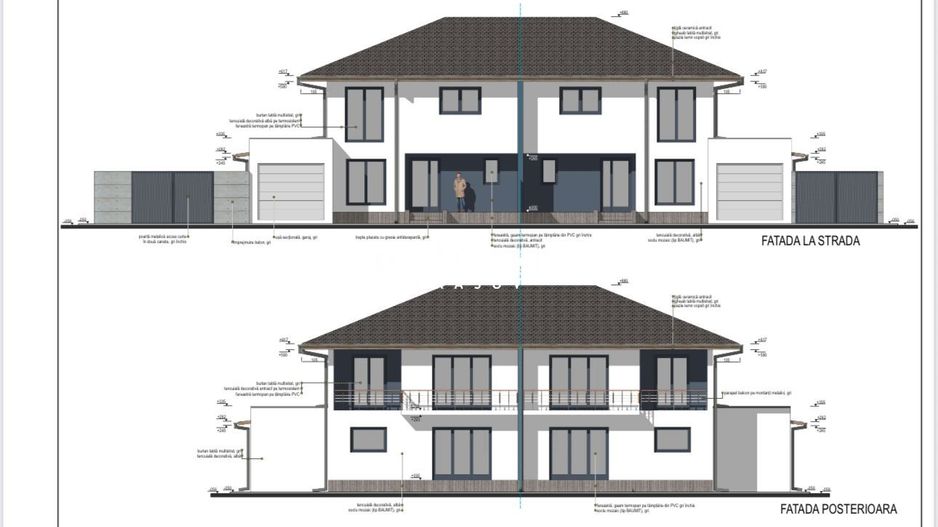 Duplex modern – 5 camere + garaj - Poză 15