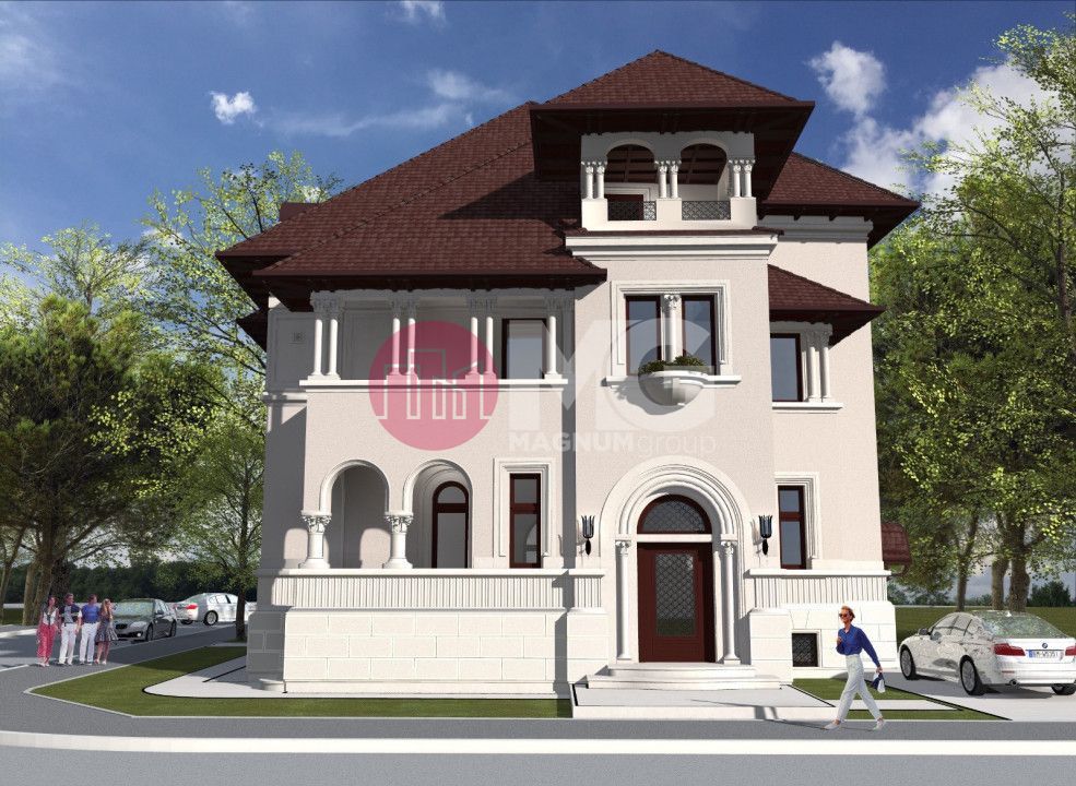 Vila cu arhitectura deosebila de vanzare- Primaverii- televiziune - Poză 2