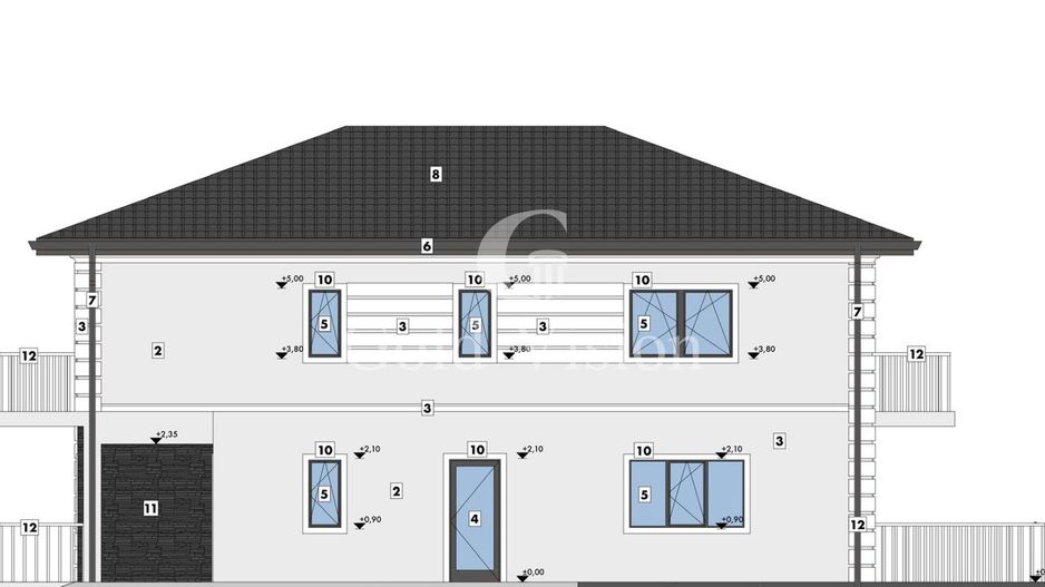 Casa noua cu 5 camere si teren de 740 mp in Livezeni - Poză 3
