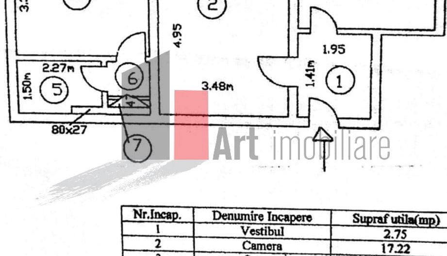 Vânzare apartament 2 camere semidecomandat Piața Progresul - Poză 2