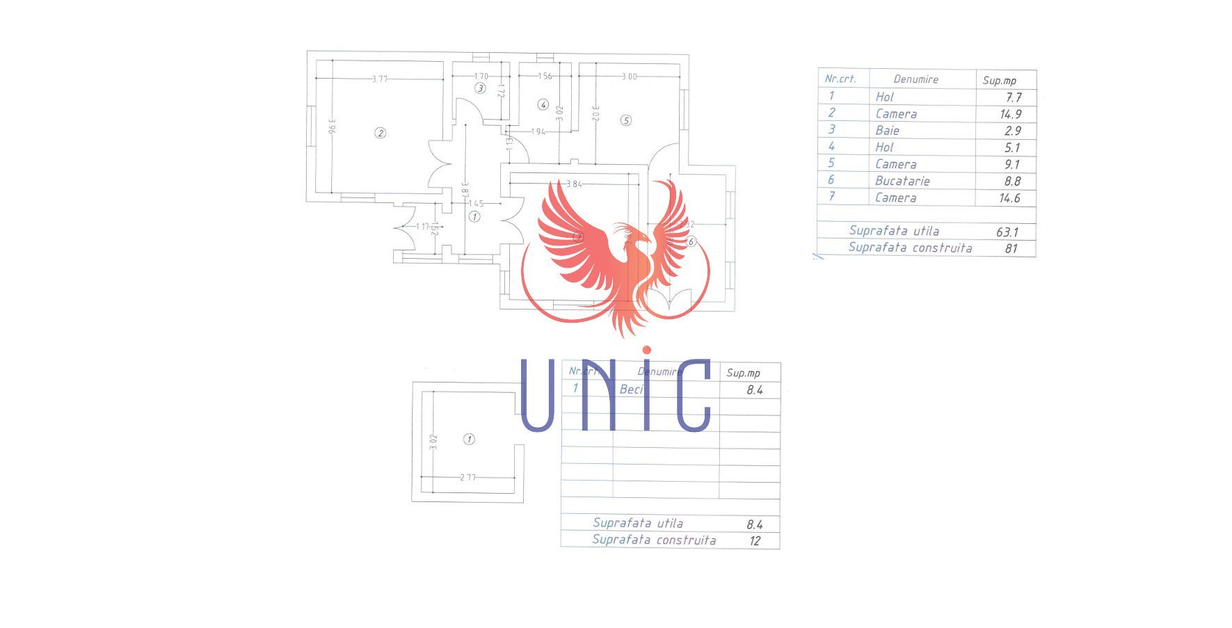 POTENTIAL INVESTITIE Teren 429 MP + Casa Brazda lui Novac - Schiță 2