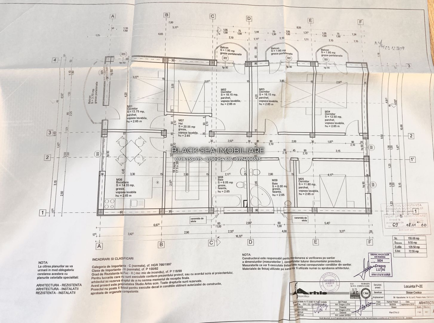 Vila P+2 E De vanzare!!! 14 Camere, 12 dormitoare l zona Palazu Mare - Poză 10
