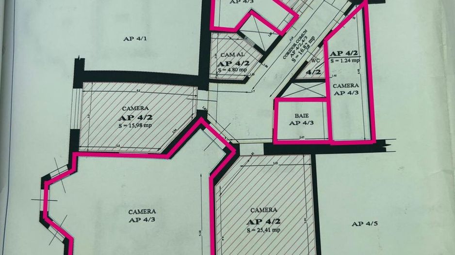 Apartament ultracentral cu 2 camere neamenajat Comision 0 - Poză 9