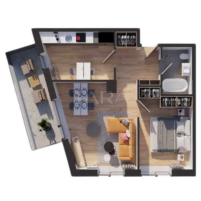 Apartament cu 2 camere. - Poză 8