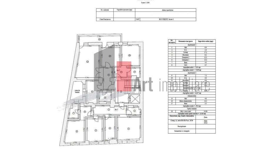 Cladire de inchiriat|Apartamente/birouri - Zona Gara de Nord/Polizu - Poză 14