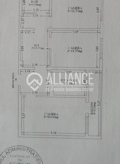 Abator/Gara (COD04)- 3 camere decomandate - Poză 5