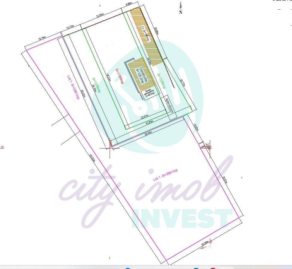 Teren 6000 mp Sos. ALexandriei  stradal deschidere 60 ml - Poză 1