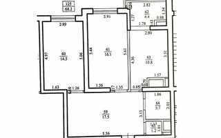 Vânzare, apartament, 2 camere, str. Vasile Lupu, Buiucani - Poză 3