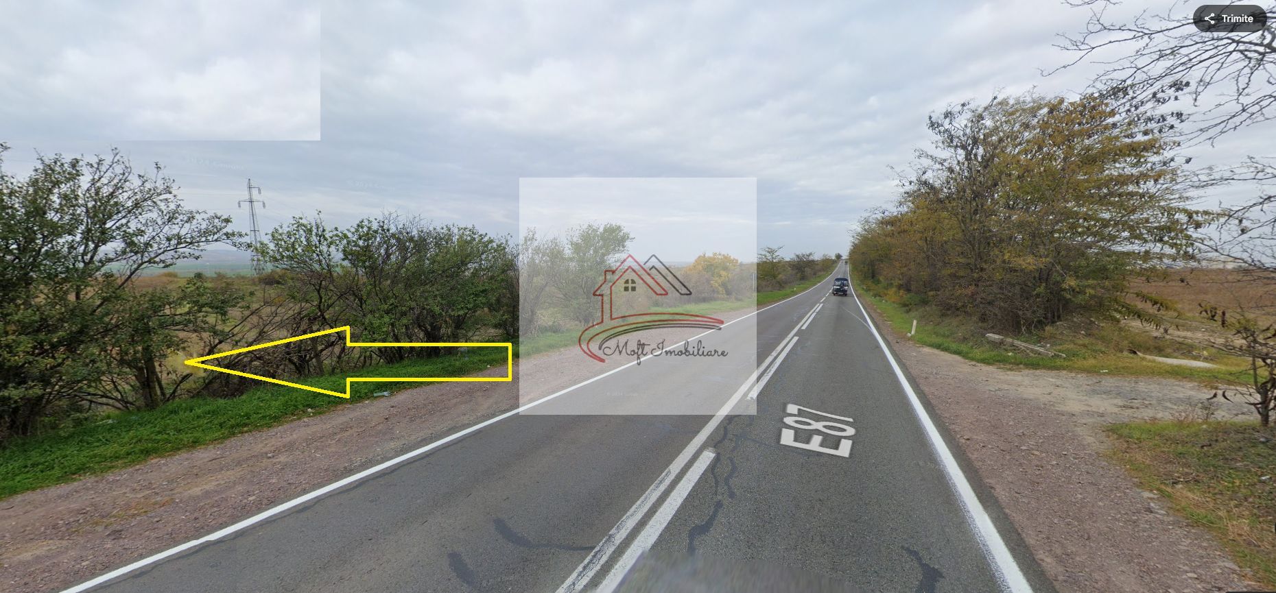 TEREN EXTRAVILAN LA INTRARE IN TULCEA ! 50 euro/mp - Poză 1