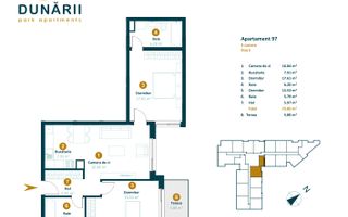 Apartament cu CF 3 camere langa viitorul Parc Est - Poză 1