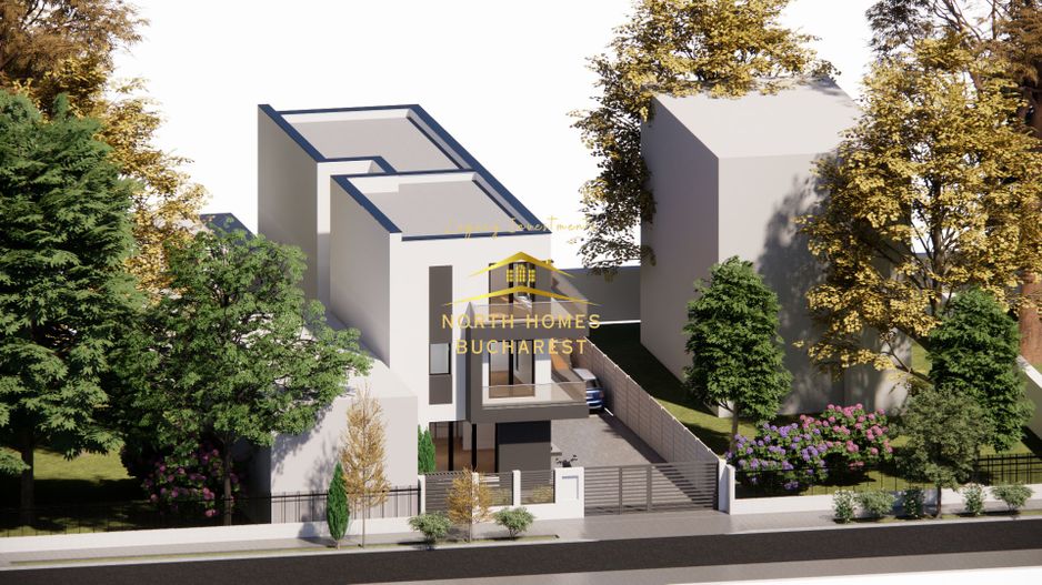 Vând vila în duplex 4 camere, 3 dormitoare, 4 bai, 2 locuri parcare - Poză 12