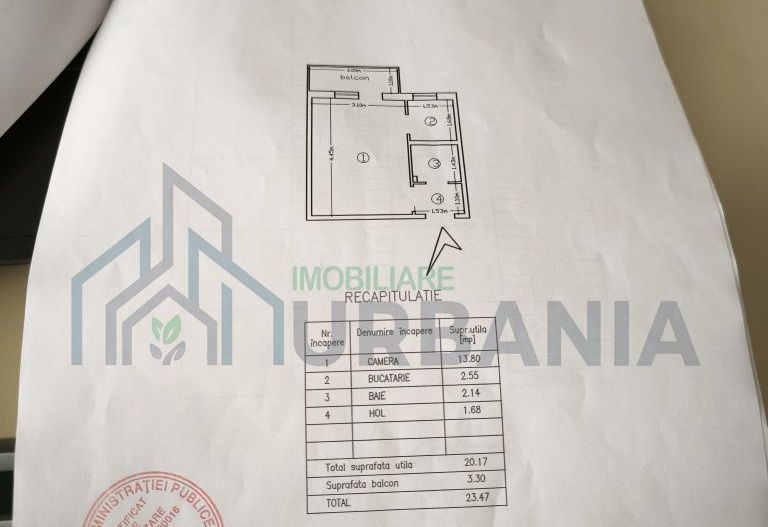 Garsonieră de vânzare în zona Podu Roș, Iași - Poză 8