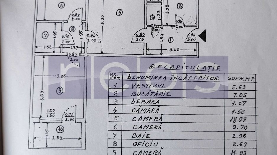 VÂNZARE 3 CAMERE | ZONA OZANA | ORIENTARE SPRE RĂSĂRIT - Poză 1