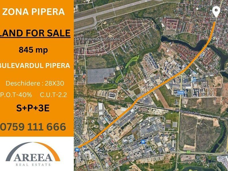 Teren de vanzare-locatie unica in Bulevardul Pipera - Poză 2