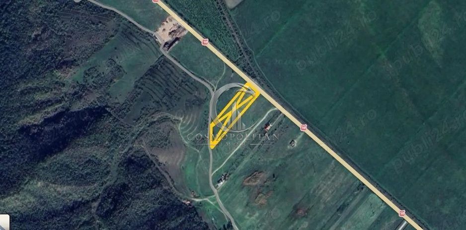 Teren intravilan zona Candesti BZ 10.000mp d=52m la DN10 Pret: 12 mp neg. - Poză 5