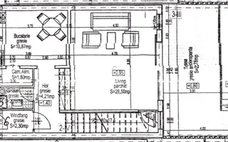Apartament 3 camere cu gradina proprie si parcare, Grand Hotel Italia - Schiță 14