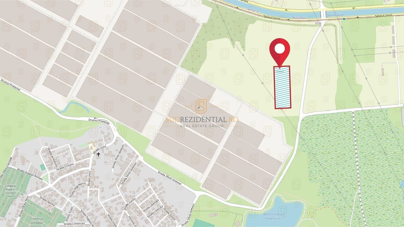 Teren intravilan 9.996 mp, Popesti-Leordeni–investitie imobiliara - Poză 5