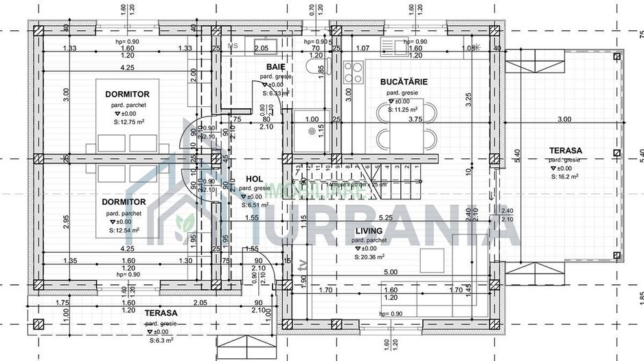 Casă individuală 3 camere + mansardă utilizabilă, teren 400 mp – Ciurbești, Miroslava - Poză 3