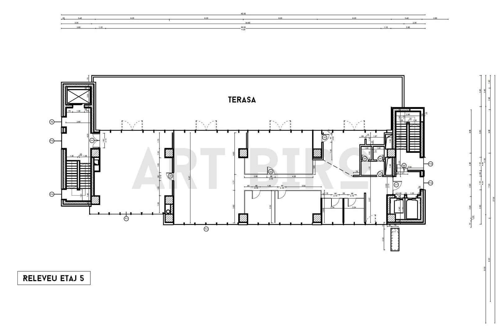 Zero comision, 360mp birou cladire premium, Piata Muncii, 8 minute [M] - Schiță 17