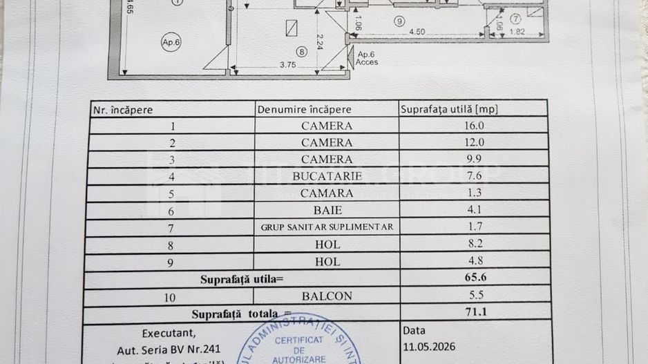 Apartament 3 camere, 2 bai, etj 1, zona Racadau, priveliste superba spre Tampa - Poză 8