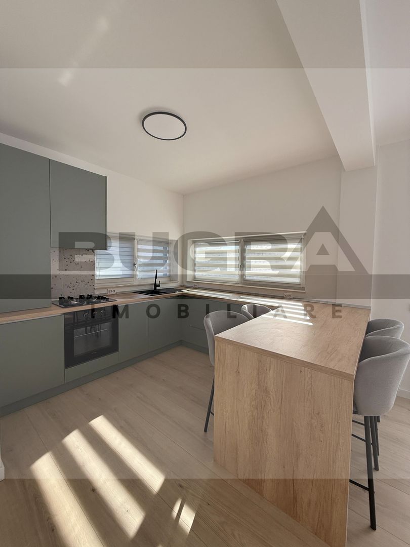 Apartament cu 4 camere, 100 mp, parcare,  gradina,  zona L. Merlin - Poză 4