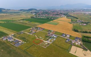 Sanpetru |Teren intravilan 733mp | 3 fronturi stradale - Poză 1