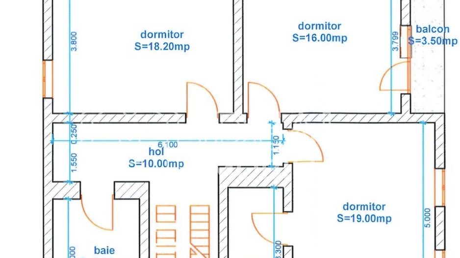 Casa Individuala cu 7 camere Mobilata si Utilata, zona Turnisor - Schiță 32