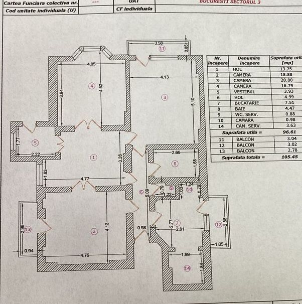 De vanzare Ap. 3 camere,pod, subsol in Vila, Hala Traian, sect. 3 - Poză 7