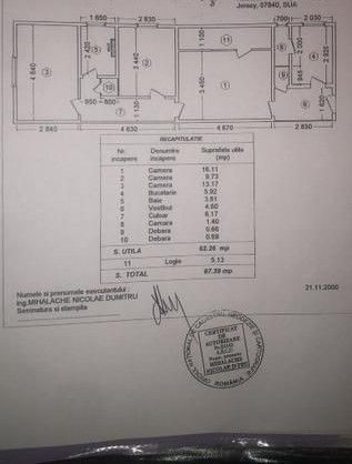De vanzare apartament 3 camere Titan, aproape metrou - Poză 2