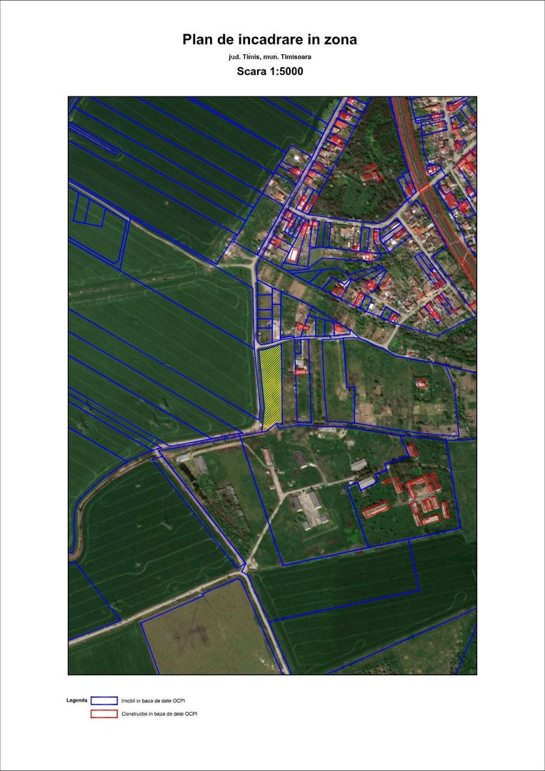 COMISION 0, TEREN INTRAVILAN, 5.876 MP, 200 ml Front, RONAT, TIMISOARA - Poză 2