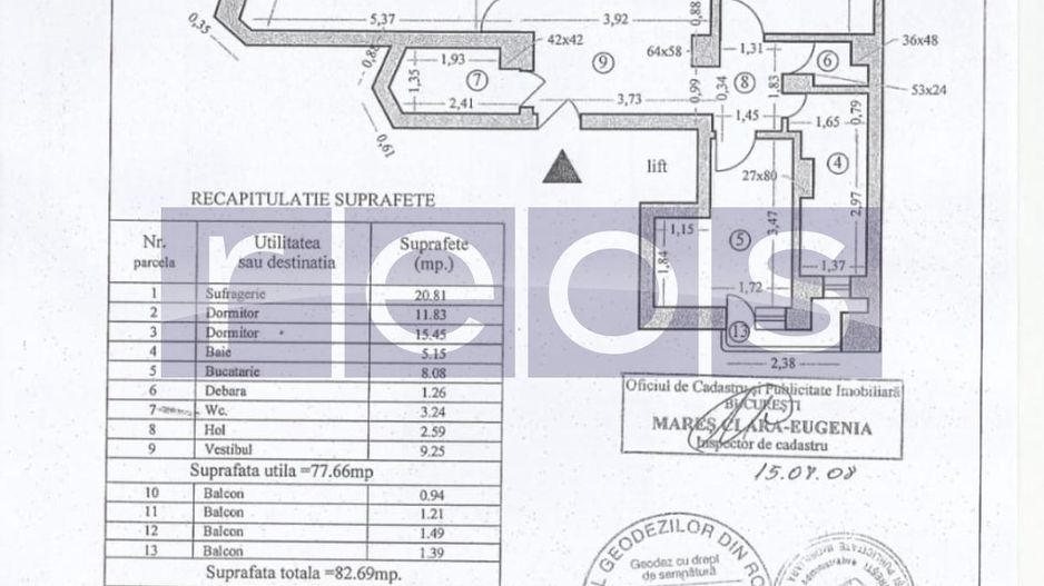 VANZARE APARTAMENT 3 CAMERE REGINA MARIA | PALATUL PARLAMENTULUI | - Poză 11