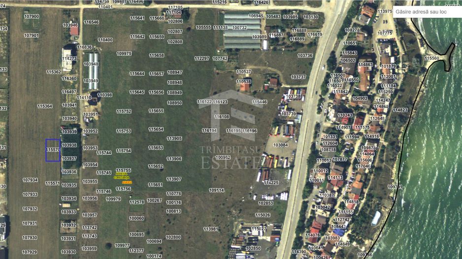Teren intravilan 600mp Agigea RO-RO toate utilitățile vedere la mare - Poză 2
