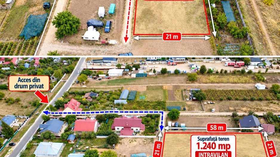 TEREN INTRAVILAN 1.240 MP – VASLUI | MOARA GRECILOR – CELANOVA - Poză 1