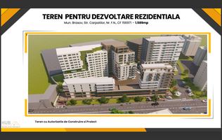 Teren pentru Dezvoltare Rezidentiala cu Autorizatie Emisa | Str. Carpatilor