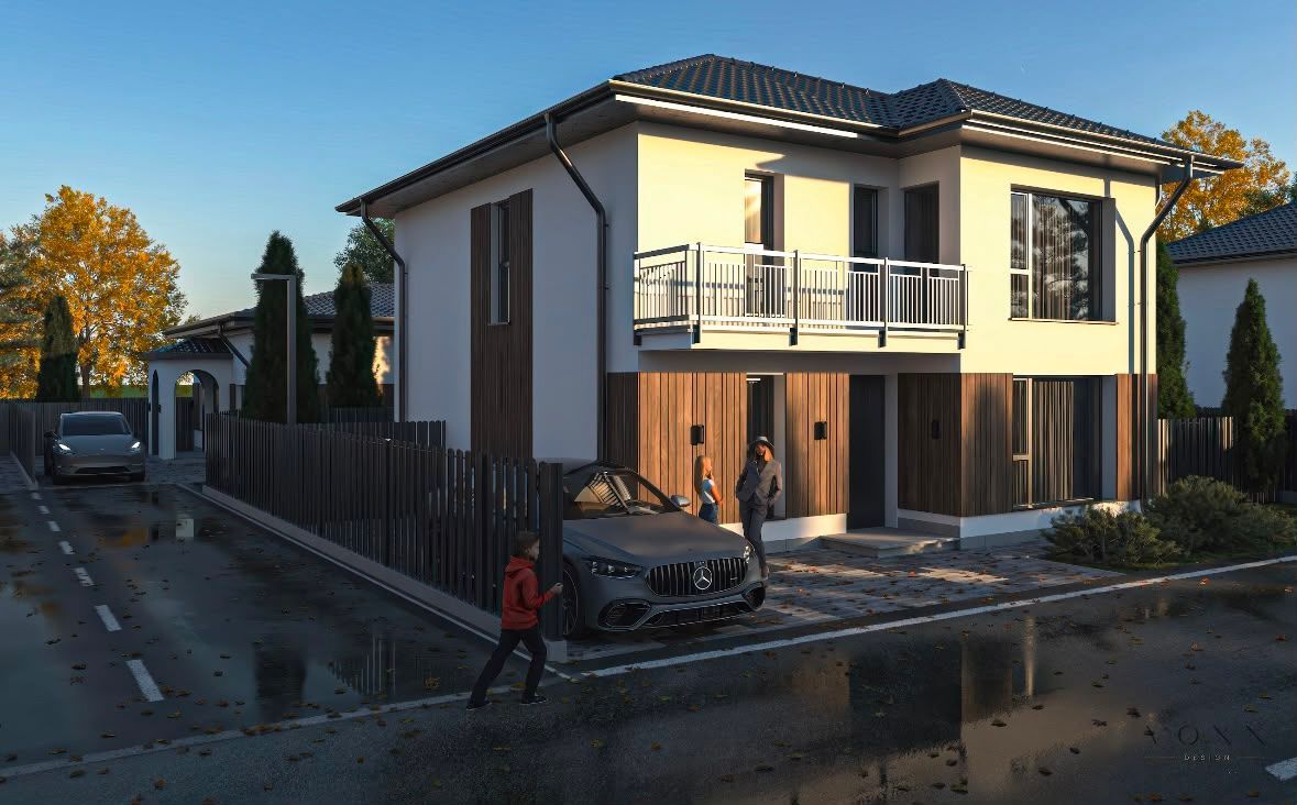 Vila cu pod, ultra luxoasa, bucatarie inchisa! Complet finisata - Poză 2