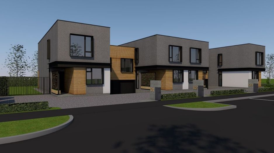 Case insiruite | D+P+1E | 4 camere | 4 Bai | Garaj | Smart | Panouri - Poză 1