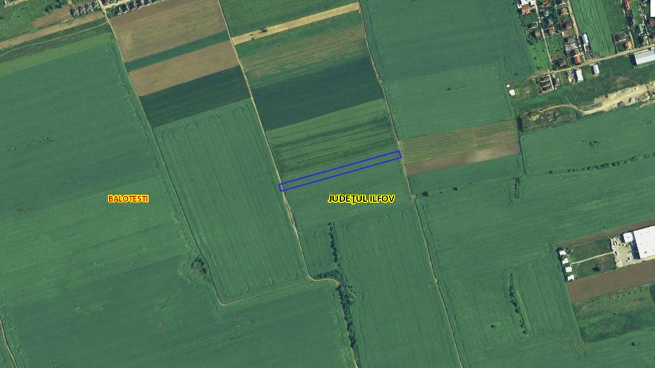 Teren intravilan 4,769mp deschidere 16ml | Balotesti - Poză 1