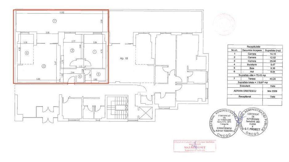 Piata Victoriei I Apartament 3 camere I Terasa - Poză 8